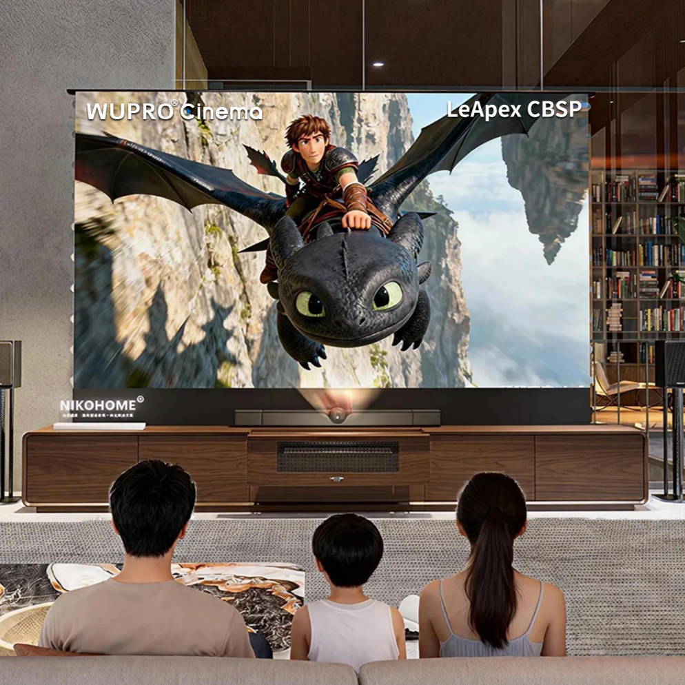 Premium Sweetheart Motorized Laser TV Cabinet: Hidden Cinema Console for 100-130" Floor Rising Screens