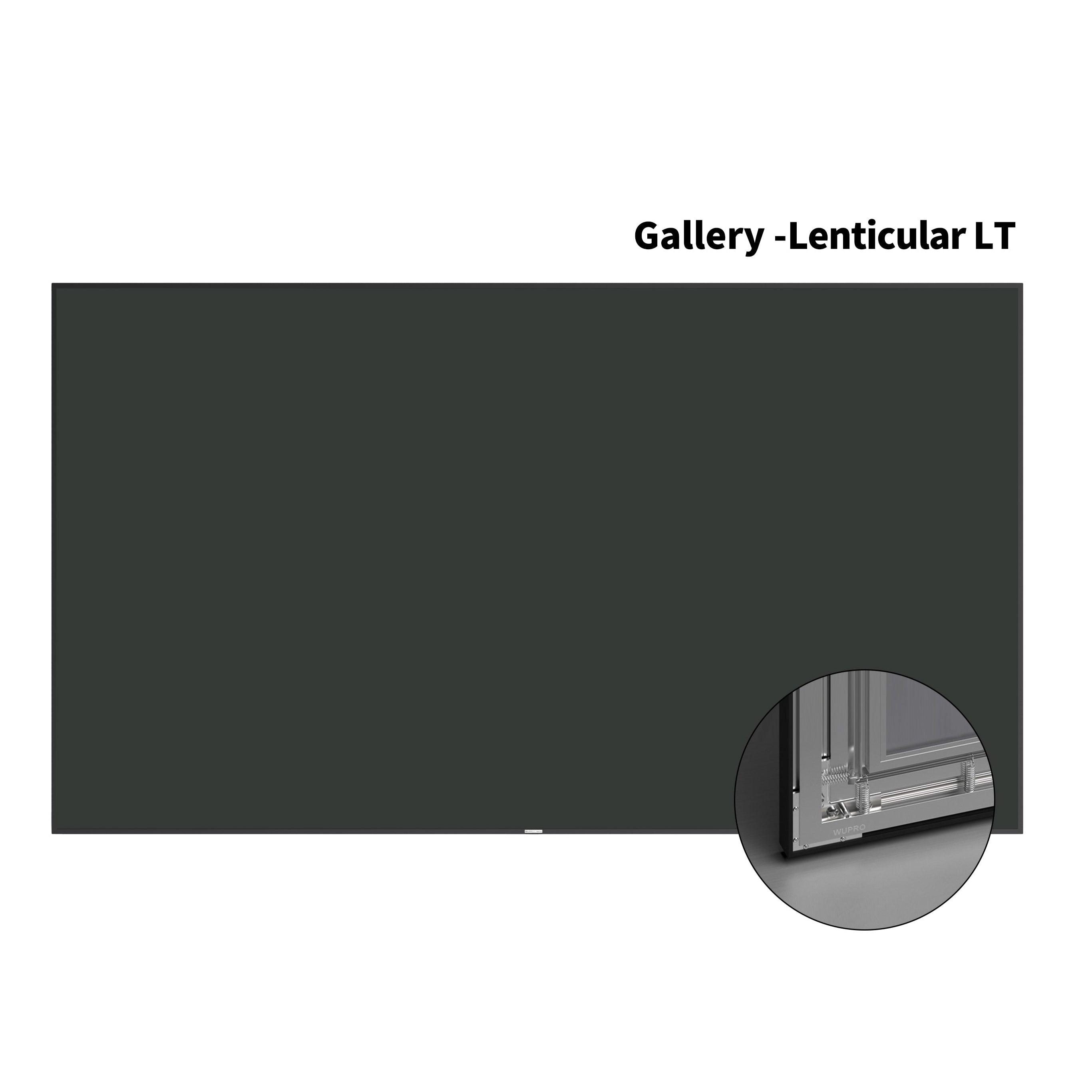 WUPRO Cinema Gallery Series CLR Écran à cadre fixe lenticulaire LT anti-reflets