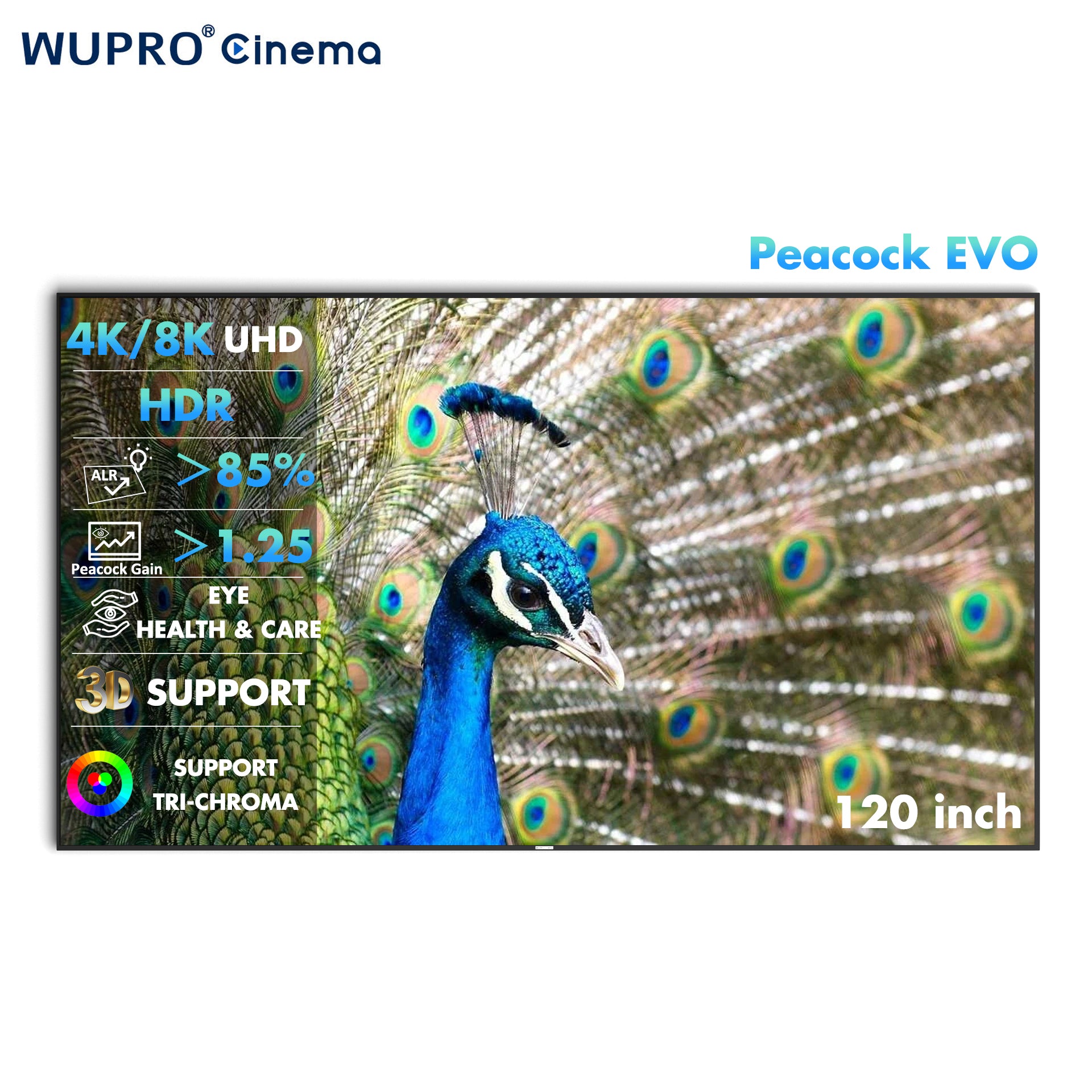 Peacock Evo UST1 ALR Fixed Frame Screen Fresnel