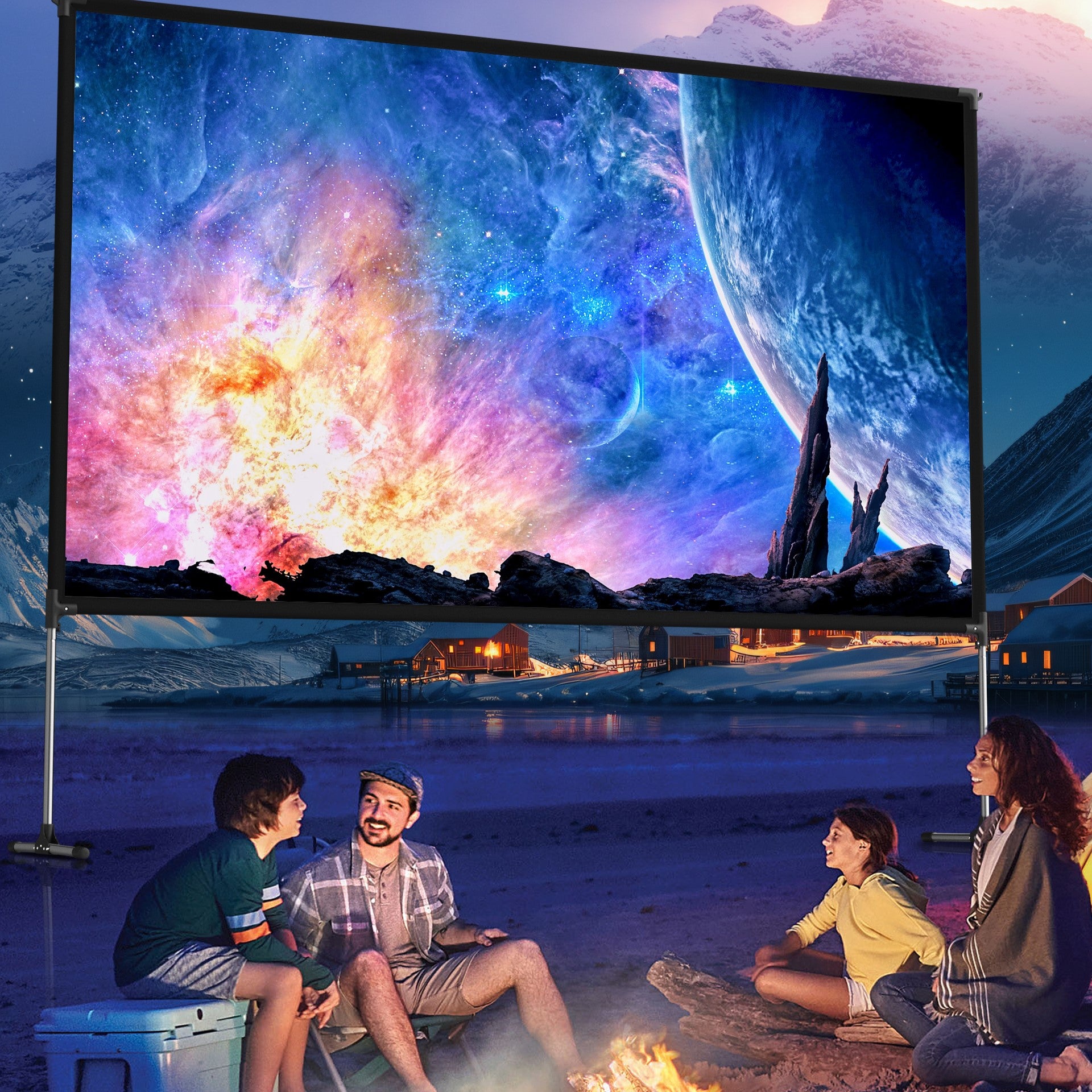 WUPRO Cinema FlexGo Outdoor Projector Screen