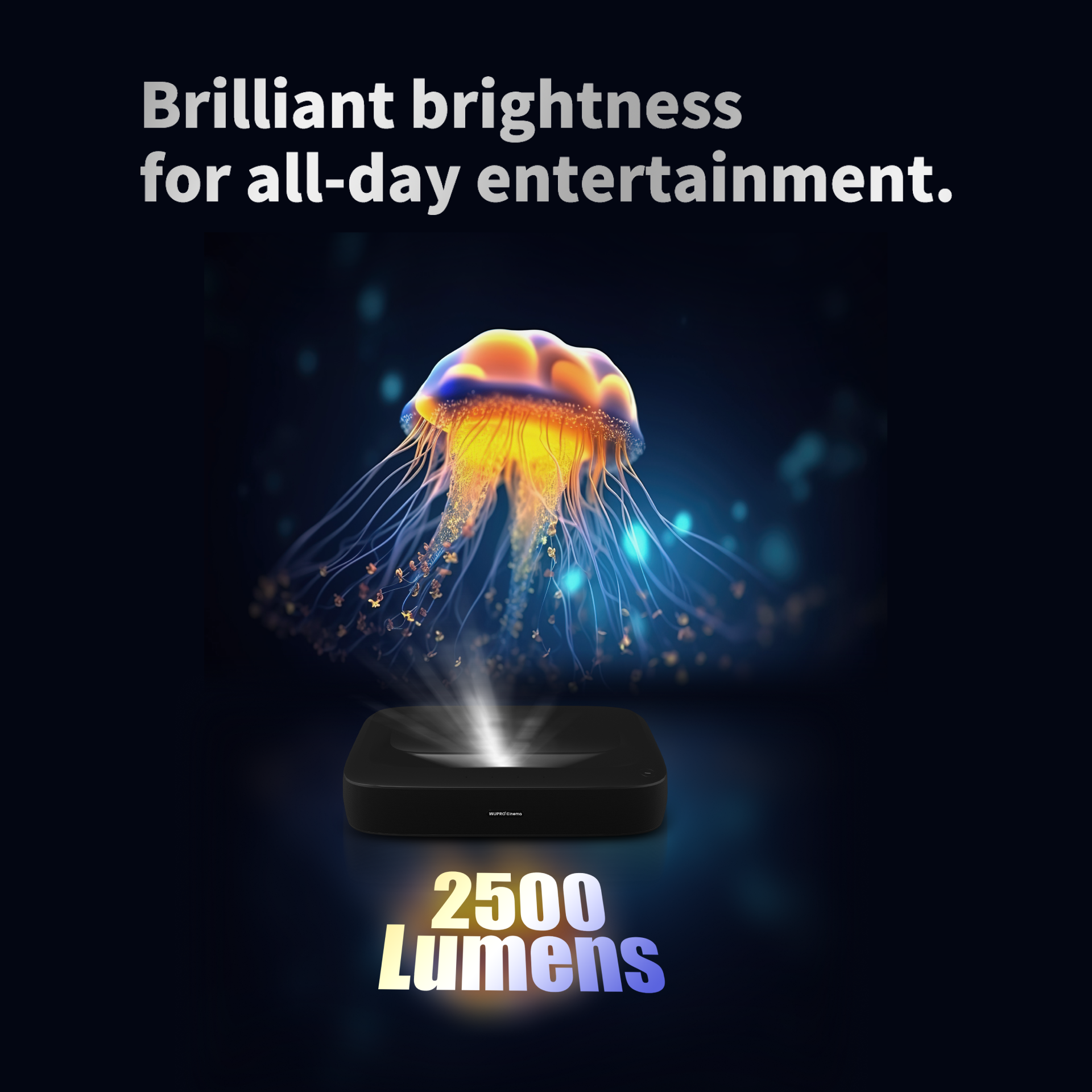 WUPRO Cinema G4 Smart 4K UST Triple Laser TV