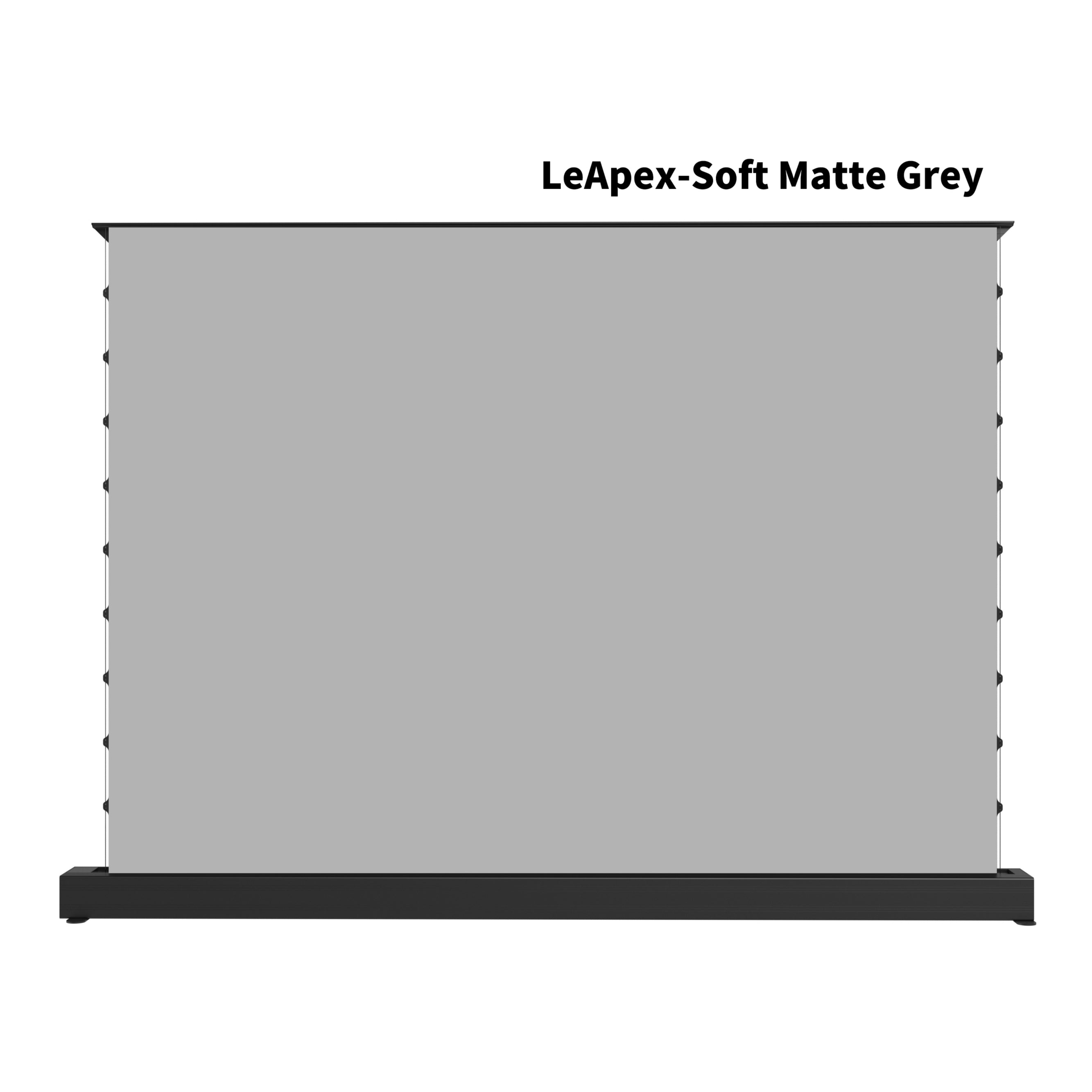 WUPRO Cinema LeApex Smart Motorized Floor Rising Screen Soft Matte Grey
