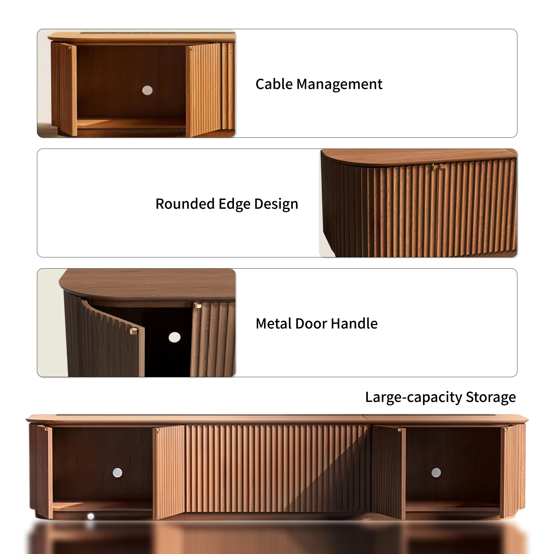 WUPRO Cinema MILO Invisible Ultra Short Throw Projector Laser TV Cabinet