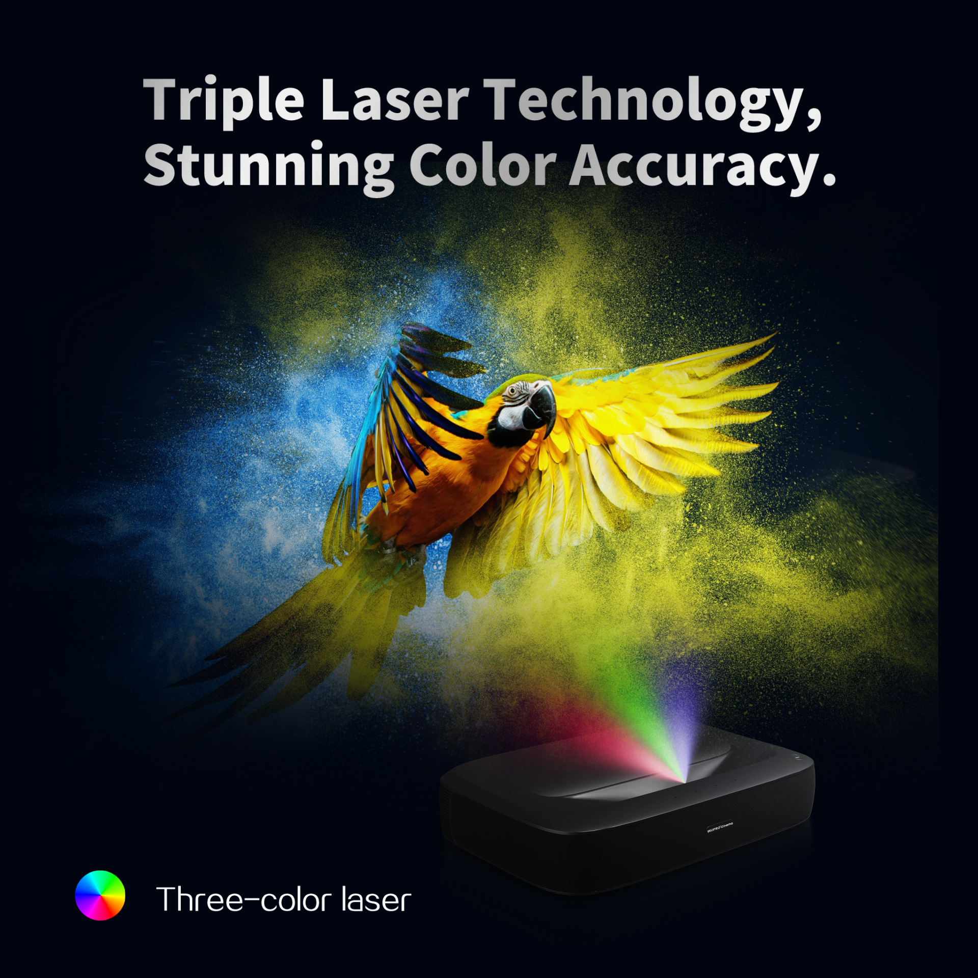 WUPRO Cinema G4 Smart 4K UST Triple Laser TV