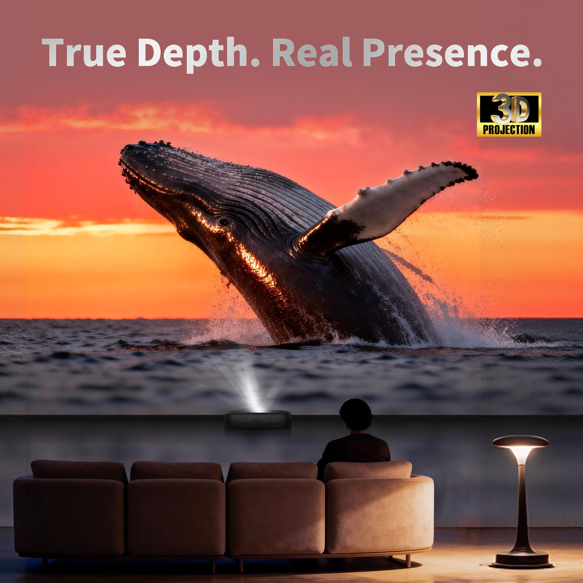 WUPRO Cinema G4 Smart 4K UST Triple Laser TV