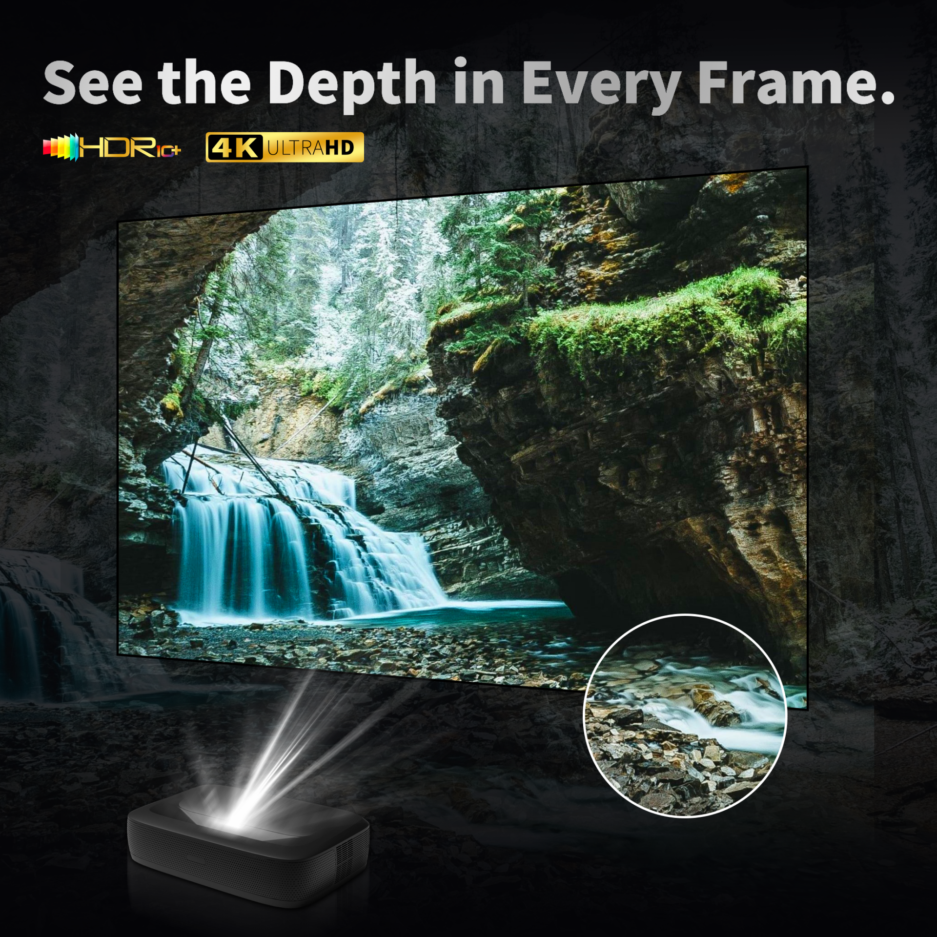 WUPRO Cinema G4 Smart 4K UST Triple Laser TV