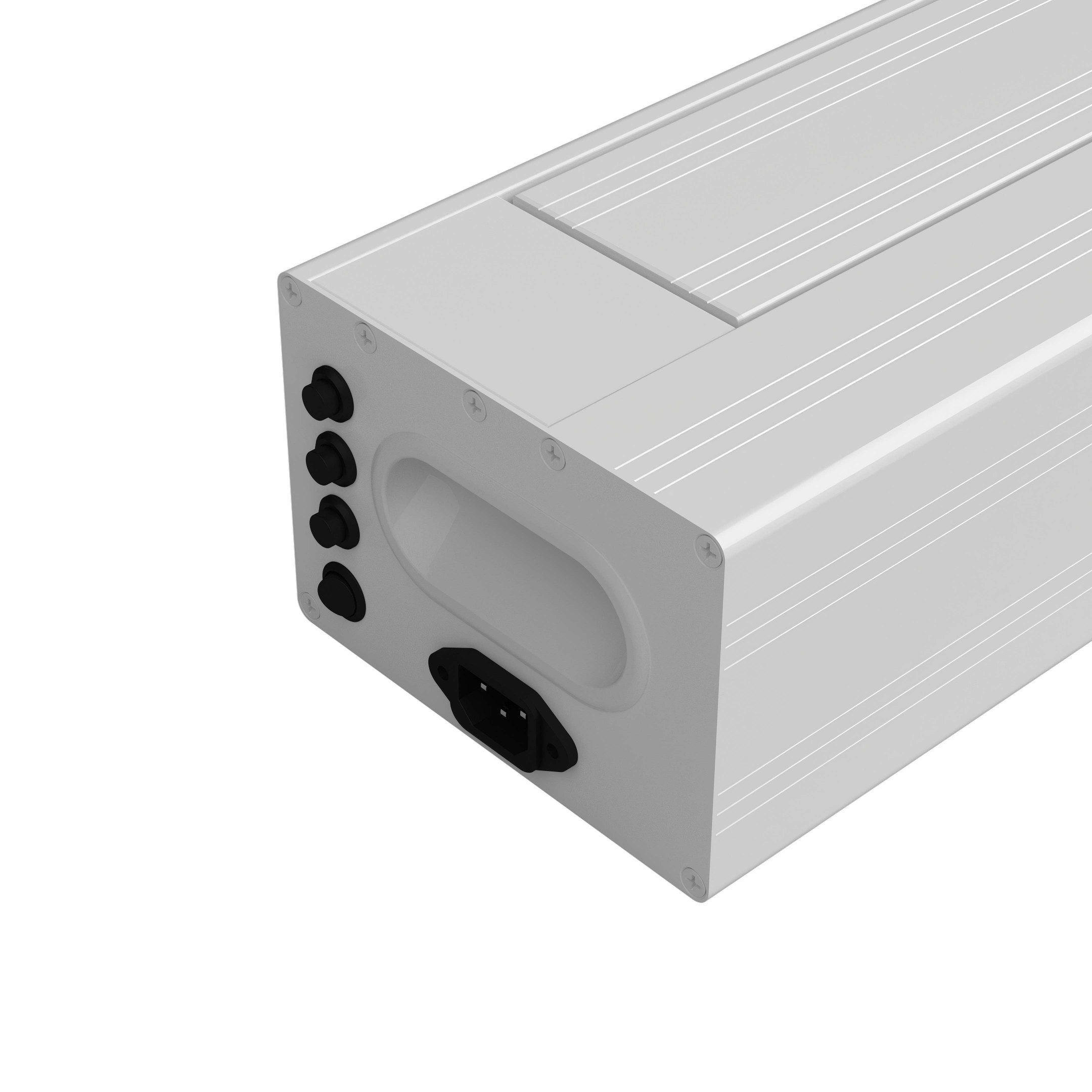 Premium white casing UST projector screen by WUPRO, designed to blend seamlessly with light-colored home decor