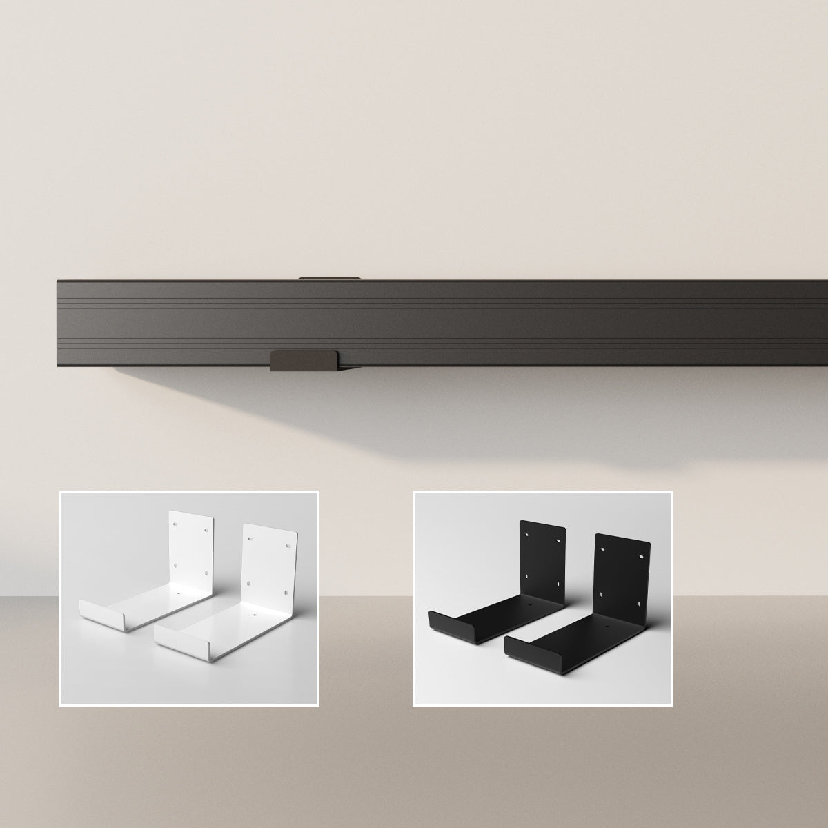 Support mural WUPRO pour écran de projection au sol