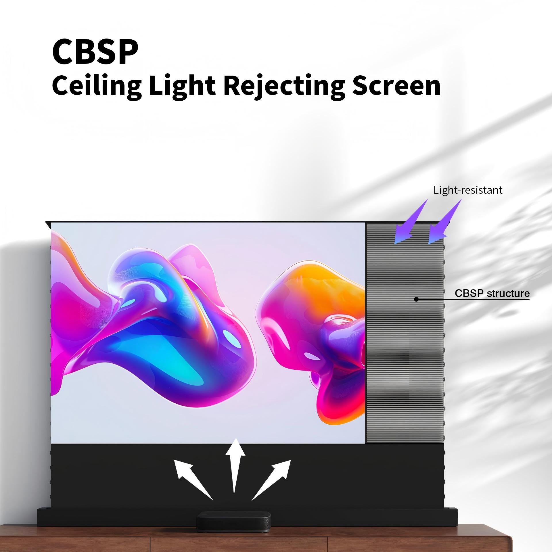 (PRE ORDER) WUPRO Cinema LeApex EVO CLR Smart Motorized Floor Rising Screen CBSP