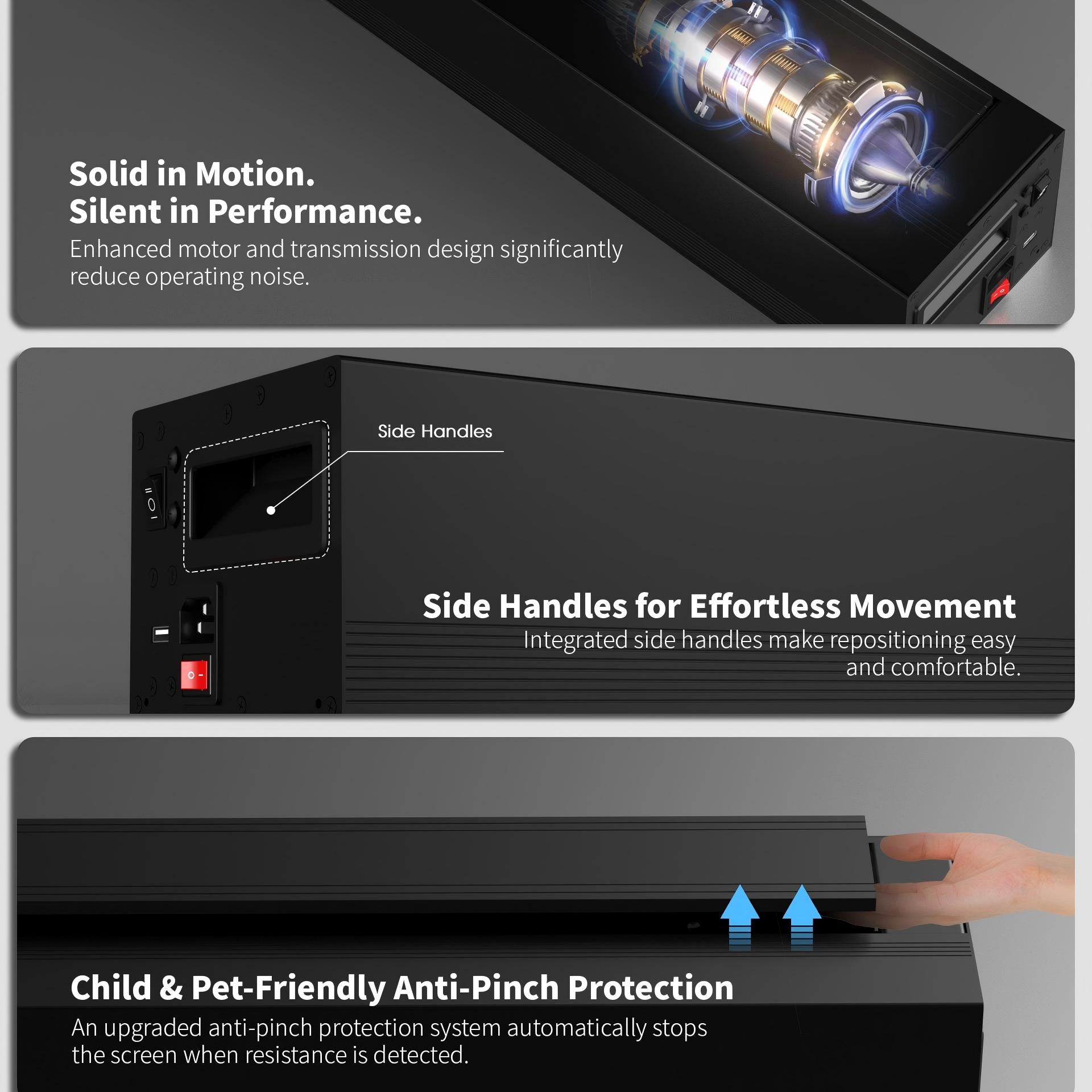 (PRE ORDER) WUPRO Cinema LeApex EVO CLR Smart Motorized Floor Rising Screen CBSP