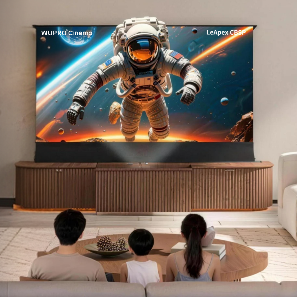 WUPRO Cinema MILO Invisible Ultra Short Throw Projector Laser TV Cabin