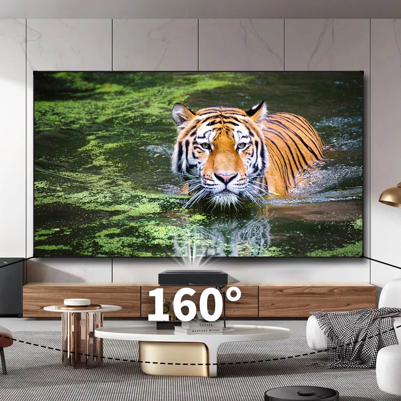 WUPRO Cinema 150" Écran à cadre fixe Gallery Evo CLR CBSP