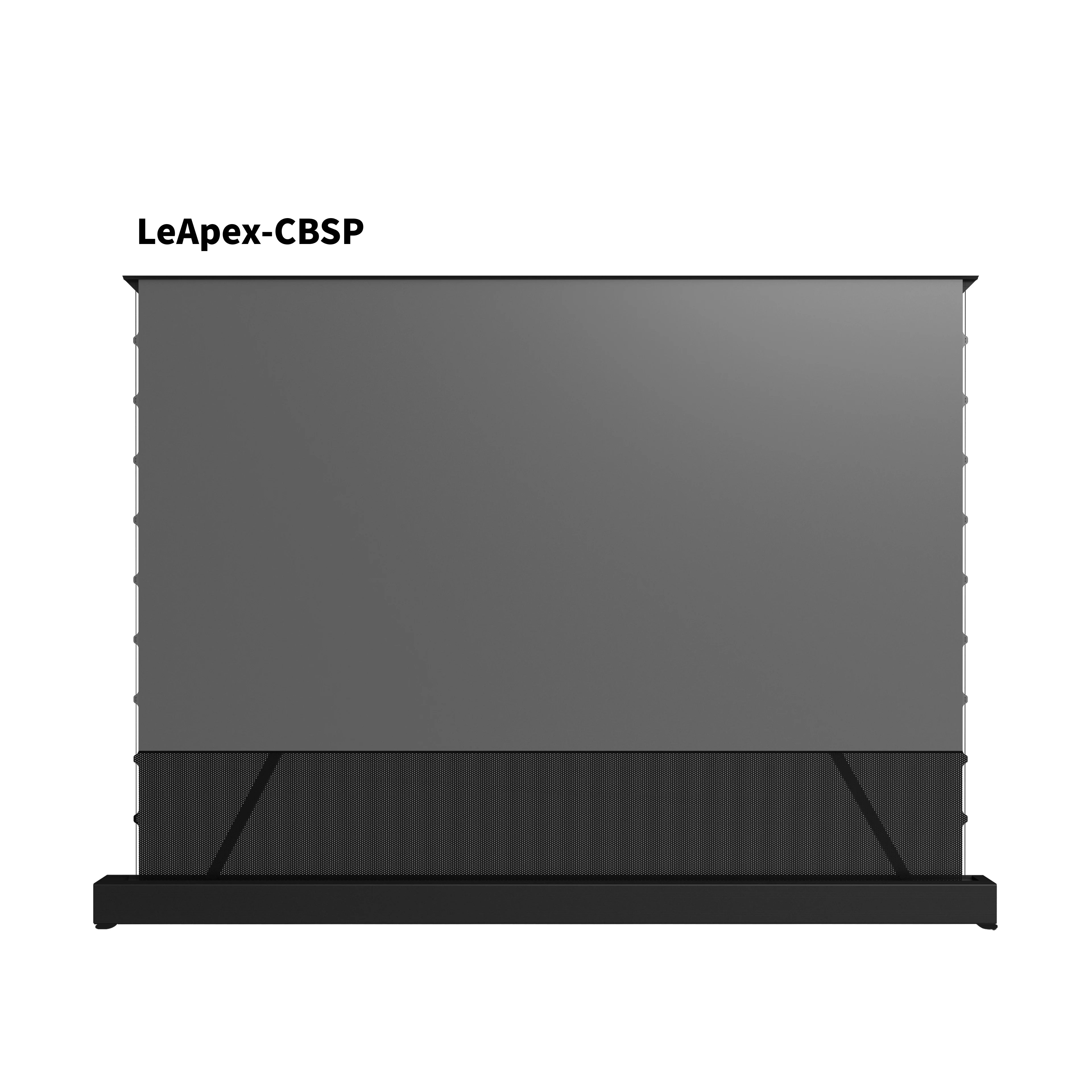 WUPRO LeApex Floor Rising Screen with Black Housing and CBSP Screen Material