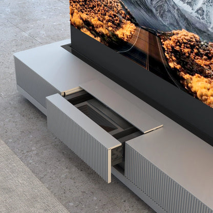WUPRO Cinema SILVERFOX Invisible Ultra Short Throw Projector Laser TV Cabinet