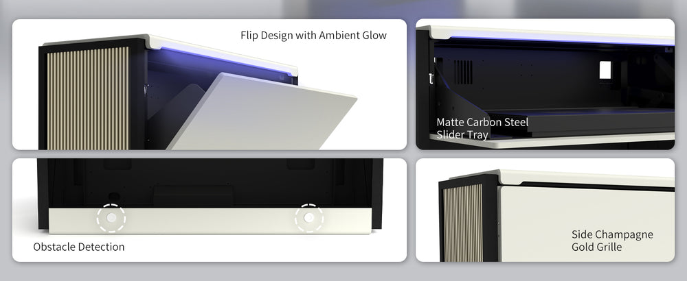 WUPRO Cinema Smart Laser TV Cabinet Flip Design C1 Nano