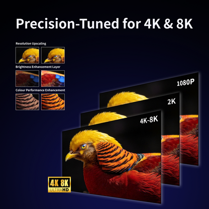 WUPRO Cinema 150 inch SEAMLESS Peacock Evo ALR Fixed Frame Screen Fresnel