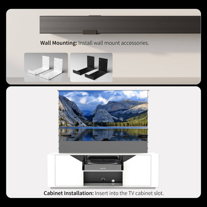 WUPRO Cinema LeApex Smart Motorized Floor Rising Screen Grey Crystal