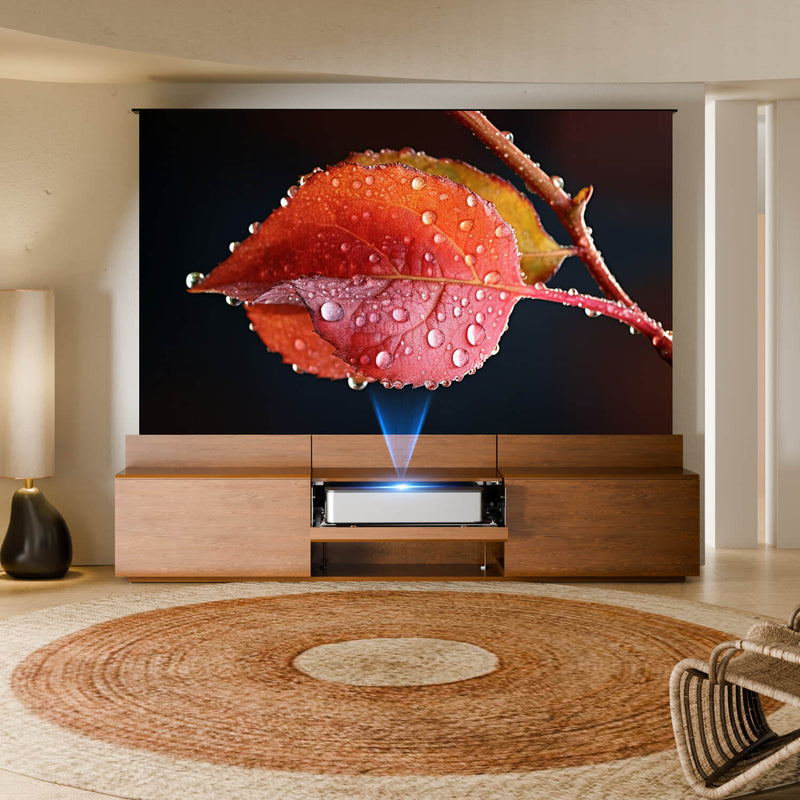 WUPRO Cinema DR-500 Ultra Short Throw Projector Laser TV Cabinet