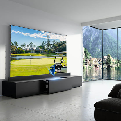WUPRO Cinema DSP-580 Ultra Short Throw Projector Laser TV Cabinet