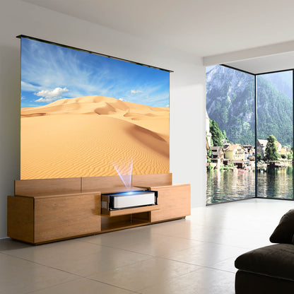 WUPRO Cinema DR-500 Ultra Short Throw Projector Laser TV Cabinet