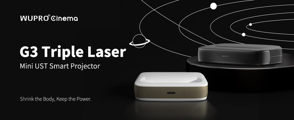 WUPRO Cinema G3 Triple Laser Mini UST Smart-Projektor