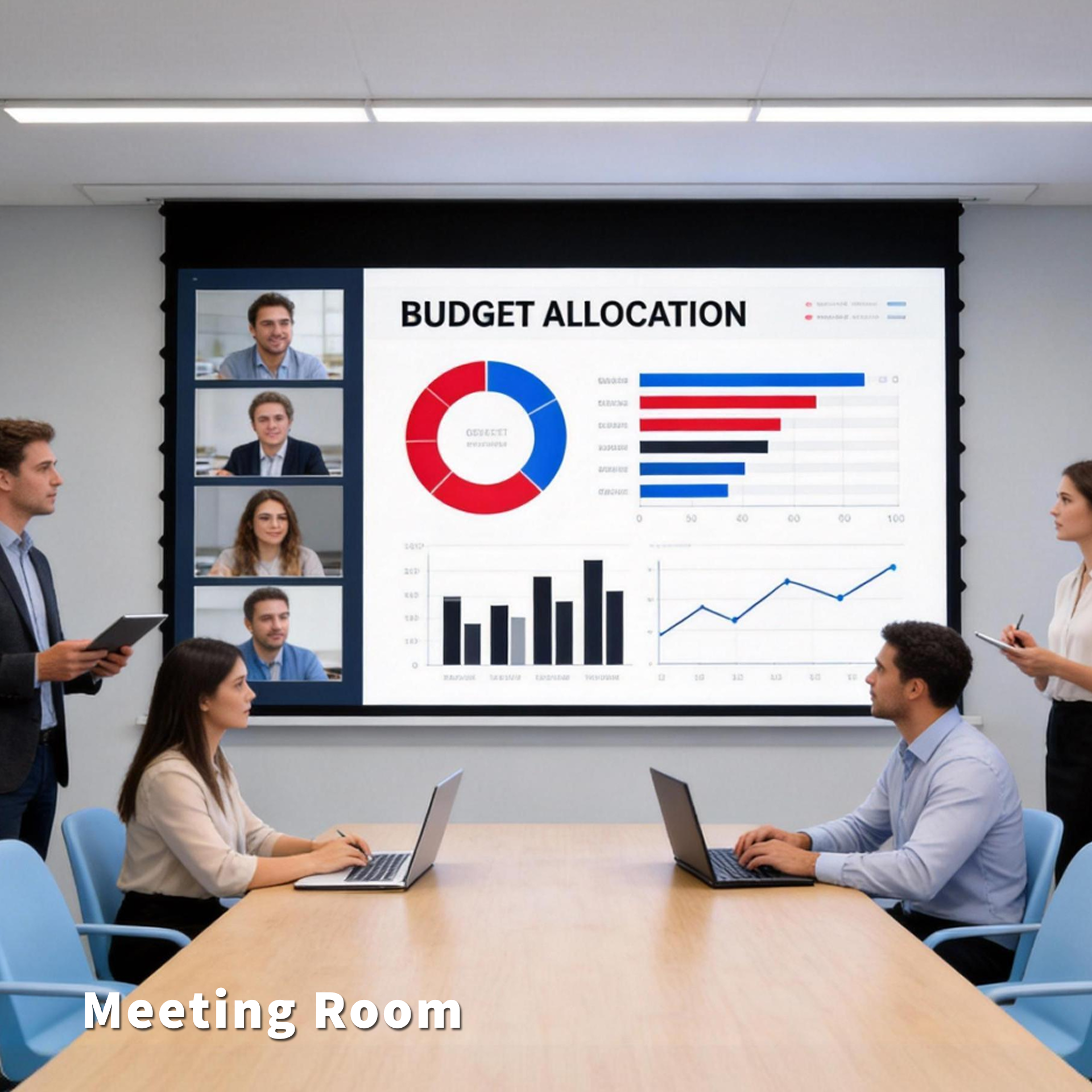 WUPRO Cinema Cirrus Smart Motorized In-Ceiling Screen