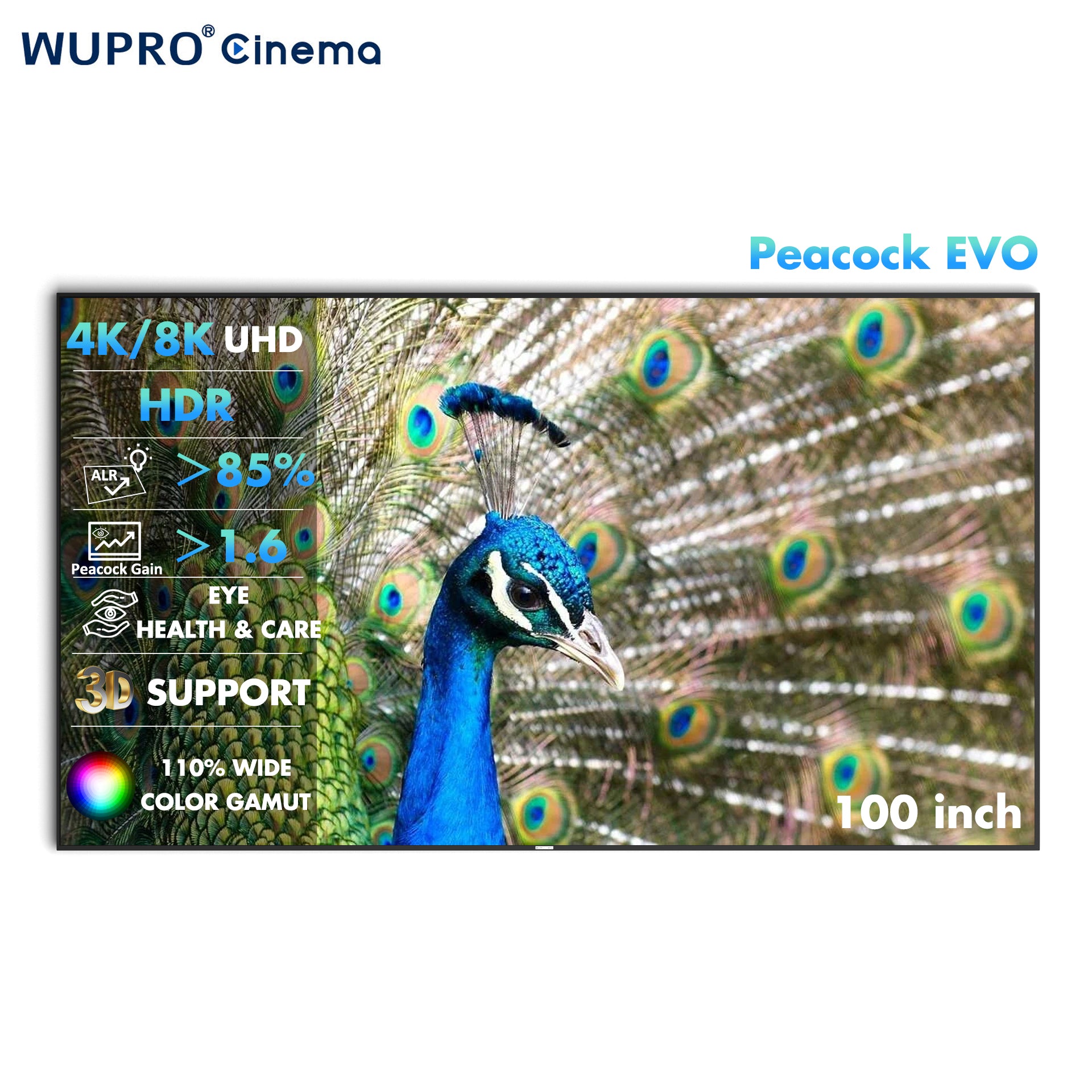 Peacock Evo UST1 ALR Fixed Frame Screen Fresnel
