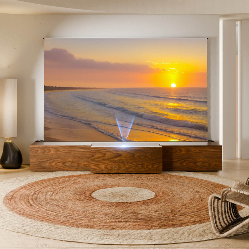 WUPRO Cinema DSP-580 Ultra Short Throw Projector Laser TV Cabinet