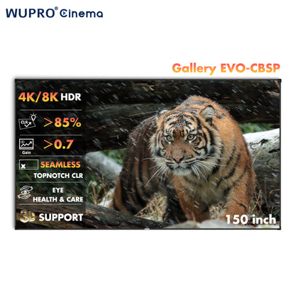 150" Gallery Evo UST2 CLR Fixed Frame Screen CBSP