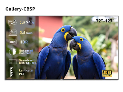 WUPRO Cinema Gallery CLR Fixed Frame Screen CBSP