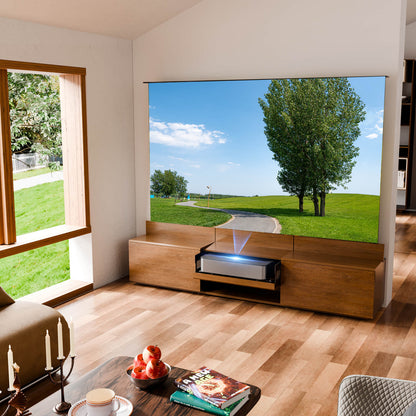 WUPRO Cinema DR-500 Ultra Short Throw Projector Laser TV Cabinet