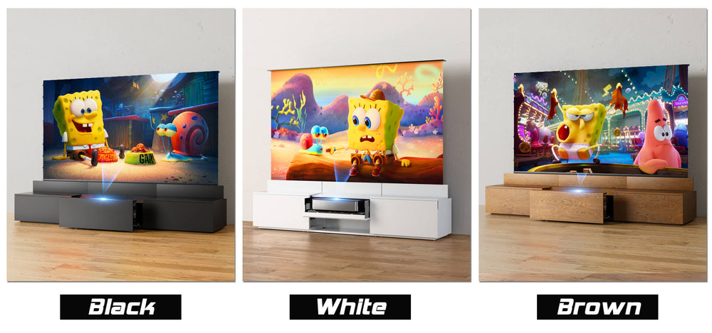 WUPRO Cinema DR-500 Ultrakurzdistanz-Projektor Laser TV-Möbel