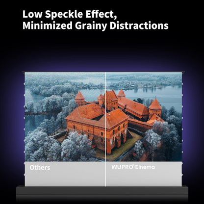 WUPRO Cinema LeApex Smart Motorized Floor Rising Screen Soft Matte Grey