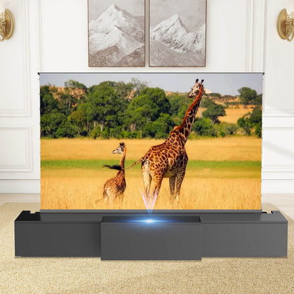 WUPRO Cinema DSP-580S Ultra Short Throw Projector Laser TV Cabinet