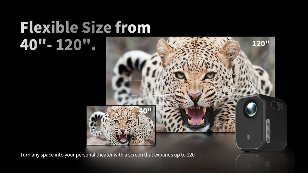 WUPRO Cinema G2 Galaxy Two Smart-Projektor | Zertifiziertes Google TV & Netflix | Natives 1080P & 200 ISO Lumen