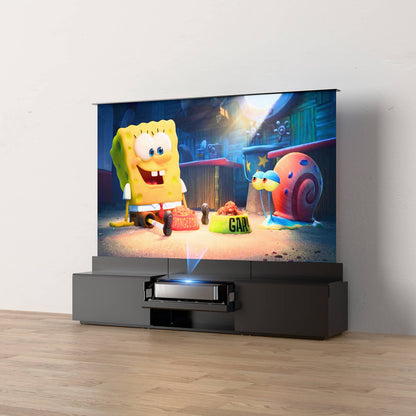 WUPRO Cinema DR-500 Ultra Short Throw Projector Laser TV Cabinet