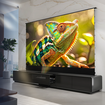 WUPRO Cinema SWEETHEART Invisible Ultra Short Throw Projector Laser TV Cabinet