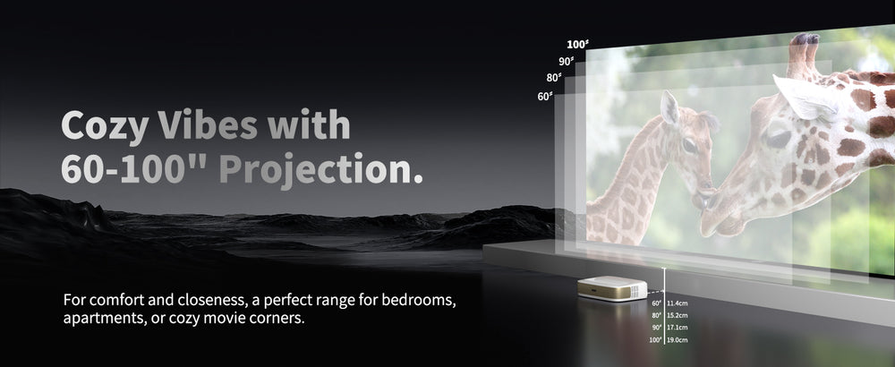 WUPRO Cinema G3 Triple Laser Mini UST Smart-Projektor