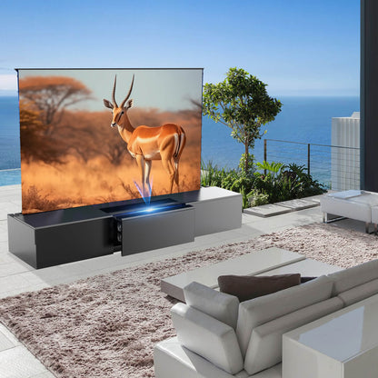 WUPRO Cinema DSP-580S Ultra Short Throw Projector Laser TV Cabinet