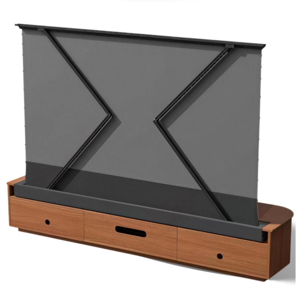 WUPRO Cinema MILO Invisible Ultra Short Throw Projector Laser TV Cabinet