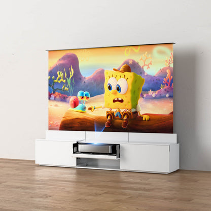 WUPRO Cinema DR-500 Ultra Short Throw Projector Laser TV Cabinet