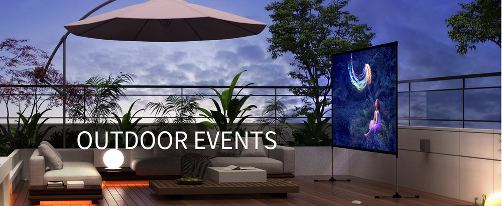 WUPRO Cinema FlexGo Outdoor-Projektorleinwand