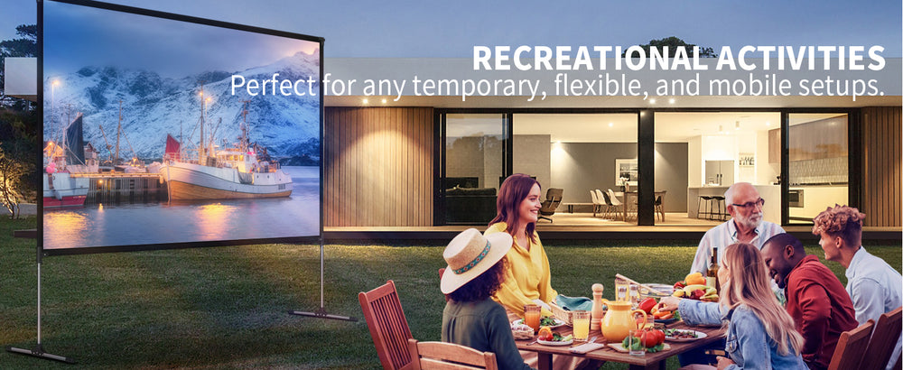 WUPRO Cinema FlexGo Outdoor-Projektorleinwand