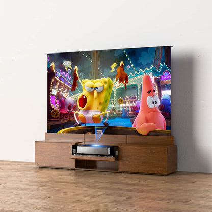 WUPRO Cinema DR-500 Ultra Short Throw Projector Laser TV Cabinet