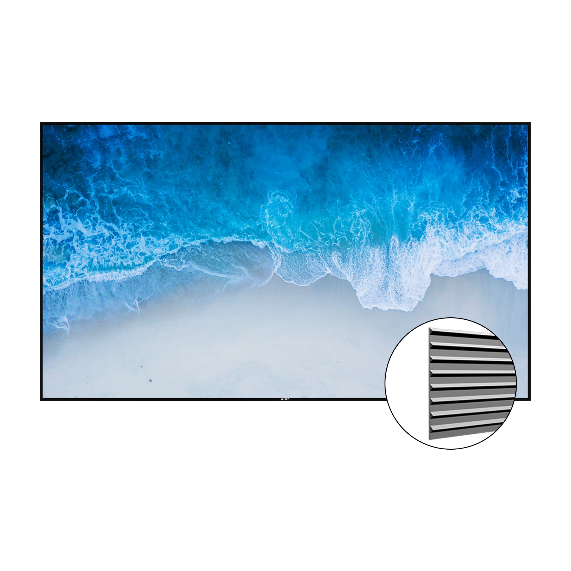 Gallery  CLR Anti-Speckle Fixed Frame Screen Lenticular LT