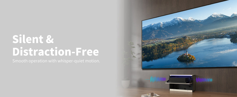 WUPRO Cinema Smart Laser TV Cabinet Flip Design C1 Nano
