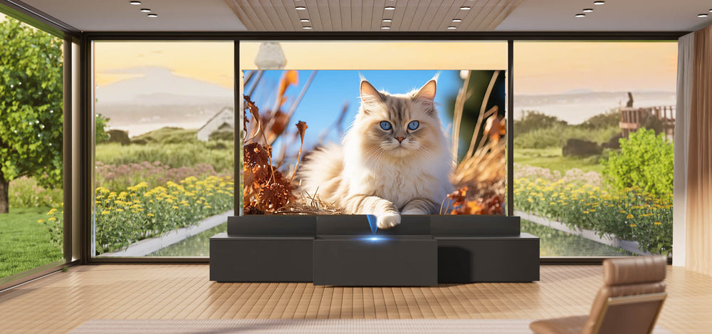 WUPRO Cinema DSP-580 Ultrakurzdistanz-Projektor Laser-TV-Schrank