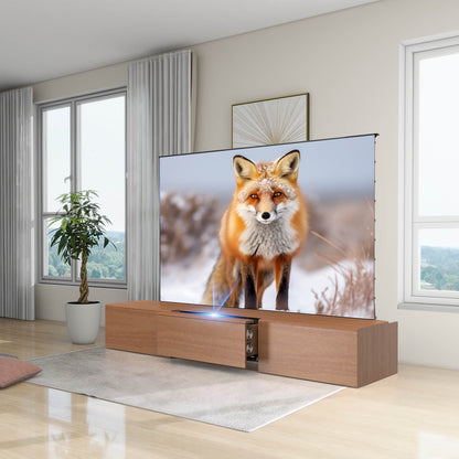 WUPRO Cinema DSP-580S Ultra Short Throw Projector Laser TV Cabinet