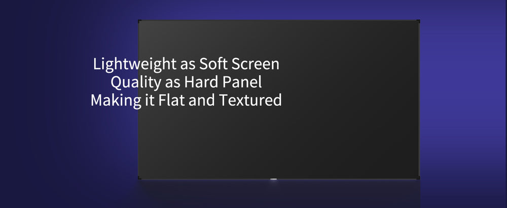 Pantalla de marco fijo WUPRO Cinema Gallery Evo ALR Black Crystal