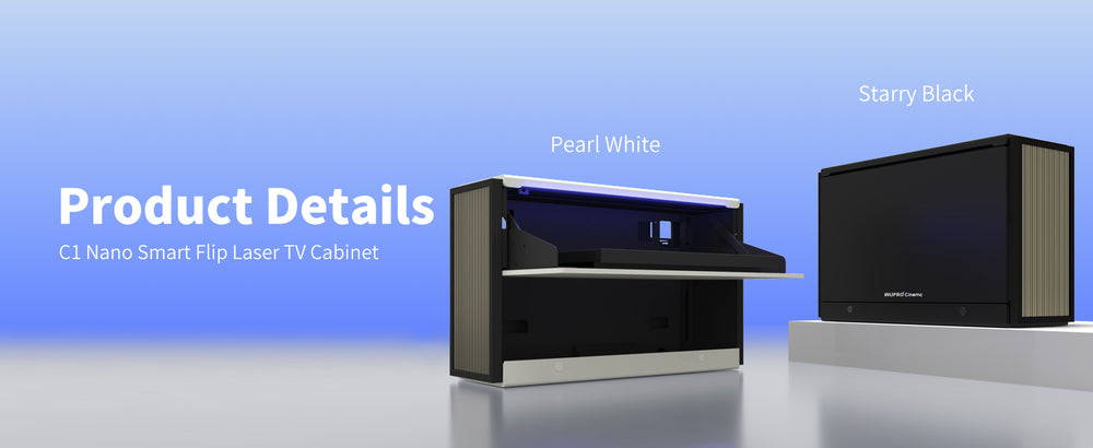 WUPRO Cinema Smart Laser TV Cabinet Flip Design C1 Nano